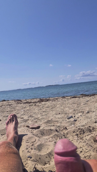 At the nude beach