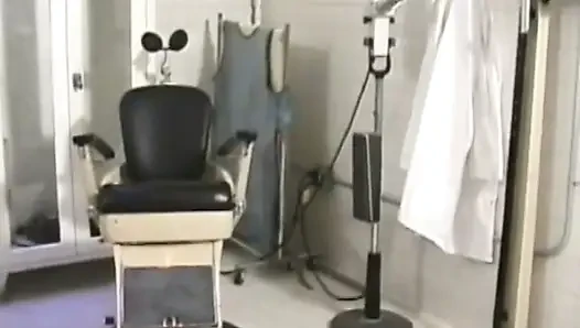 Skinny teen gets whipped on the back while bound