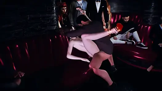 Fucking a Hot Asian Stripper in the Strip Club