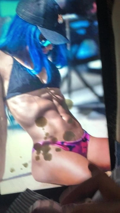 Sasha banks cum tribute 12