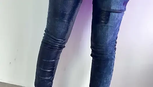 Rubbing Dick with My Jean Part 2