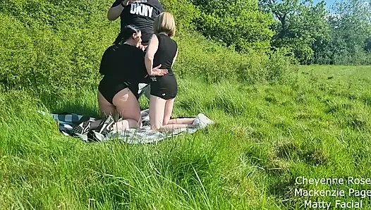 Sie beobachtet, wie Tom Matty über damen kommt