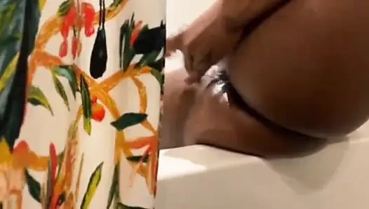 Sitting in the bathtub