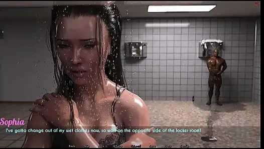 Dylan Sophia'nın banyo yaptığı yerde duş almak istedi ortak duşa gitti büyük bir yarak aldı