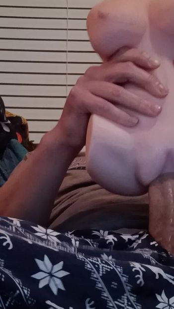 Amazing Sex Doll Rides Huge Cock and takes EVERY inch like a little slut!!