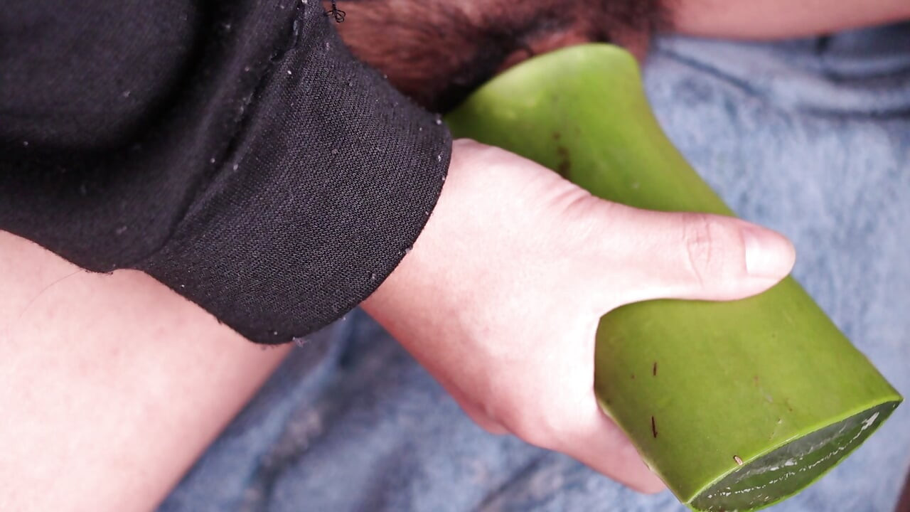 masturbando com aloe