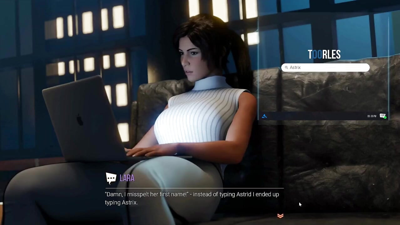 Croft Adventures Hentai Game Parody Ep.8 Librarian tatt for å gjøre BDSM Slave Online!