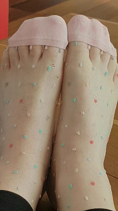 Nicki-Crossdress sexy Nylon-Feet - Feet-Lover