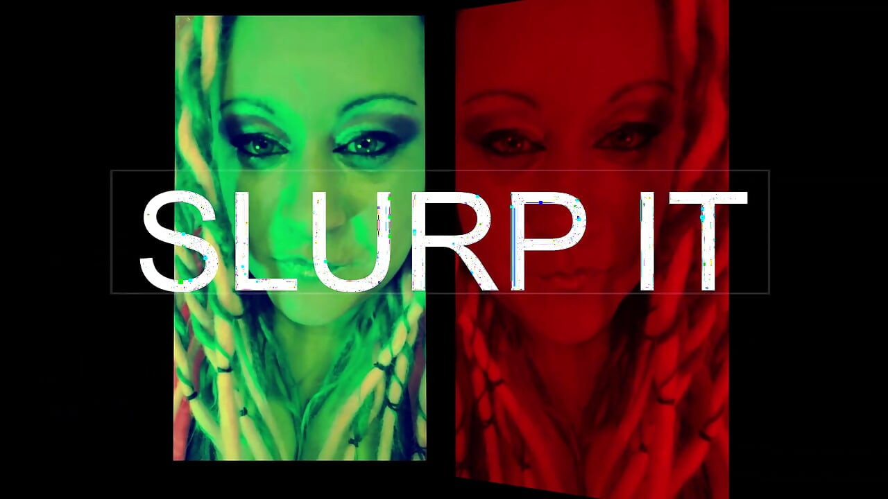 Wank i Slurp z boginią Laną CEI Looper dla głupich głupich głowy