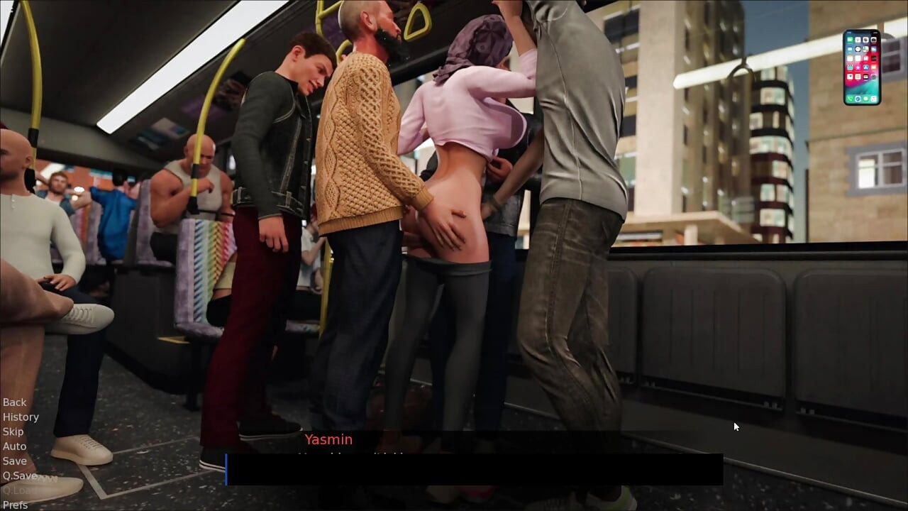Yasmin Fucked By Group Of Strangers In Public Bus Sex