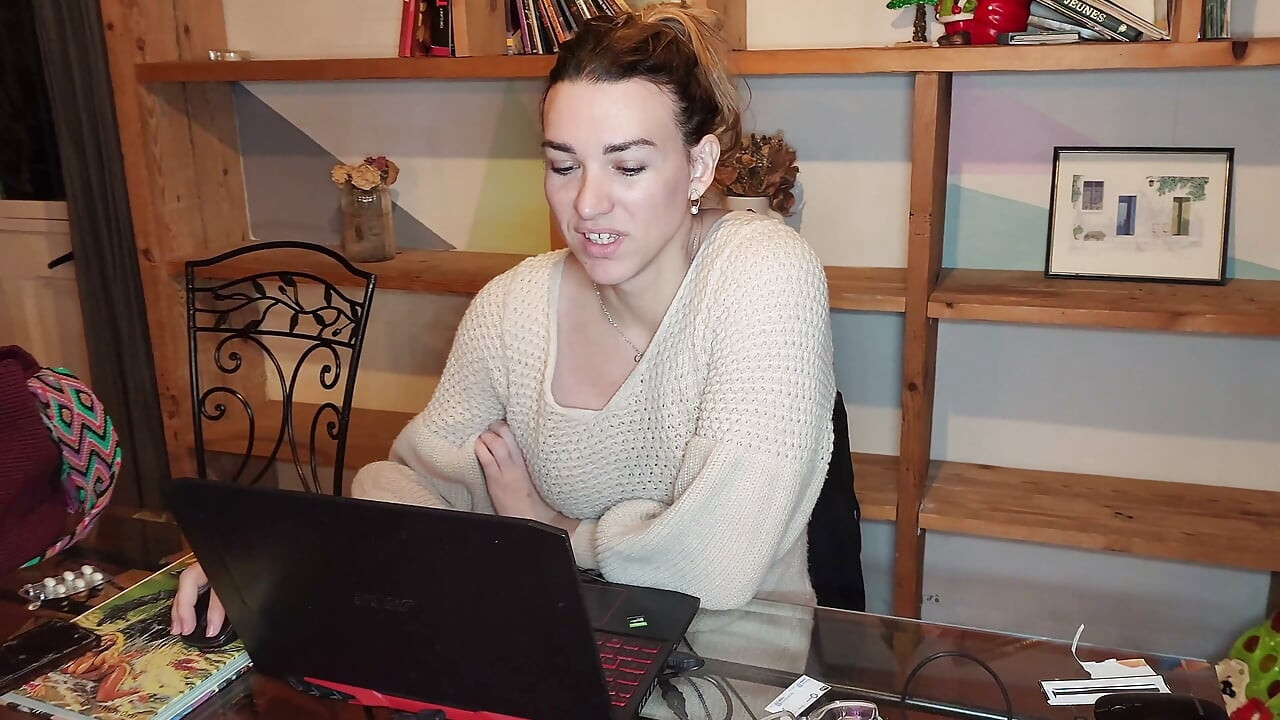 Harde sodomie door een transslet