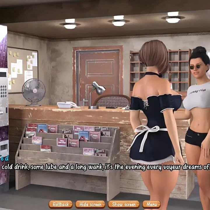 The Motel Gameplay (ntr Route) Hot Wife Fantasizes About Fucking a Stud