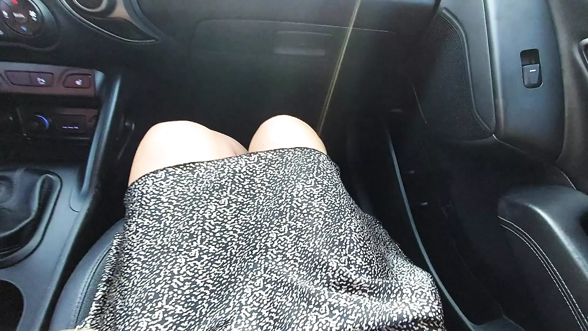 Stepmom in heels and short skirt teases in public on the way to the office. part 1