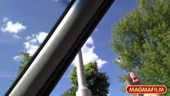Magma Film шпилит немецкую тинку в парке