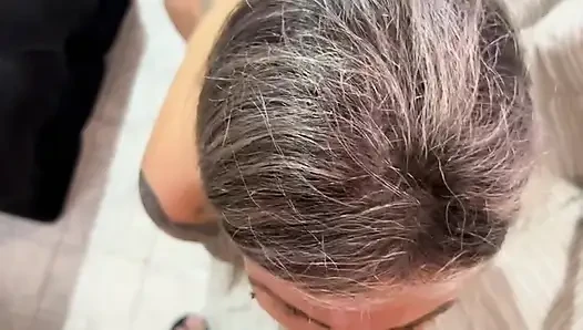 The naughty blonde sucked my dick really well and asked me to fuck her pussy.
