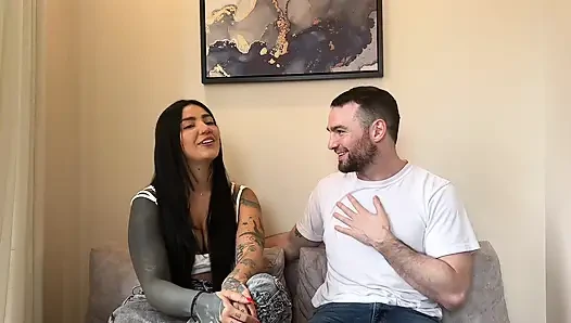 Behind the Scenes with Tatted Big Booty Latina, La Rola