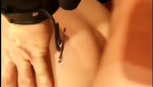 Fit stud has two girls sucking his cock