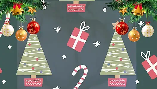 Грудастая Samantha38g принимает горячую ванну на Рождественский день