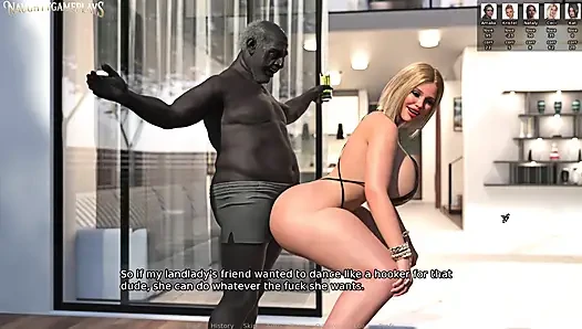 Blacked house 05 von mandystarrx - sexy bbw tussi, blonde milf schüttelt ihren riesigen arsch