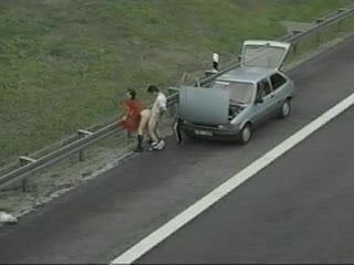Seks na niemieckiej autostradzie