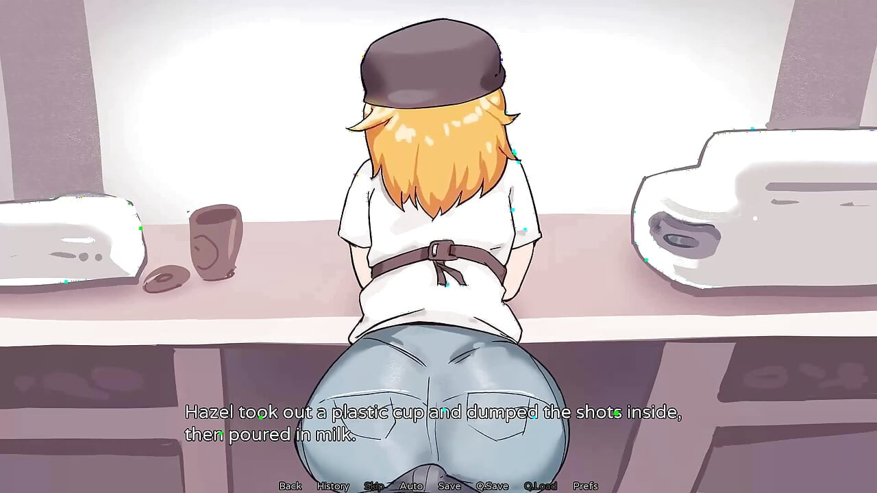 Hazelnut Latte: Blonde Trans Got Caught Doing Inappropriate Things at Work by Her Boss Ep 9