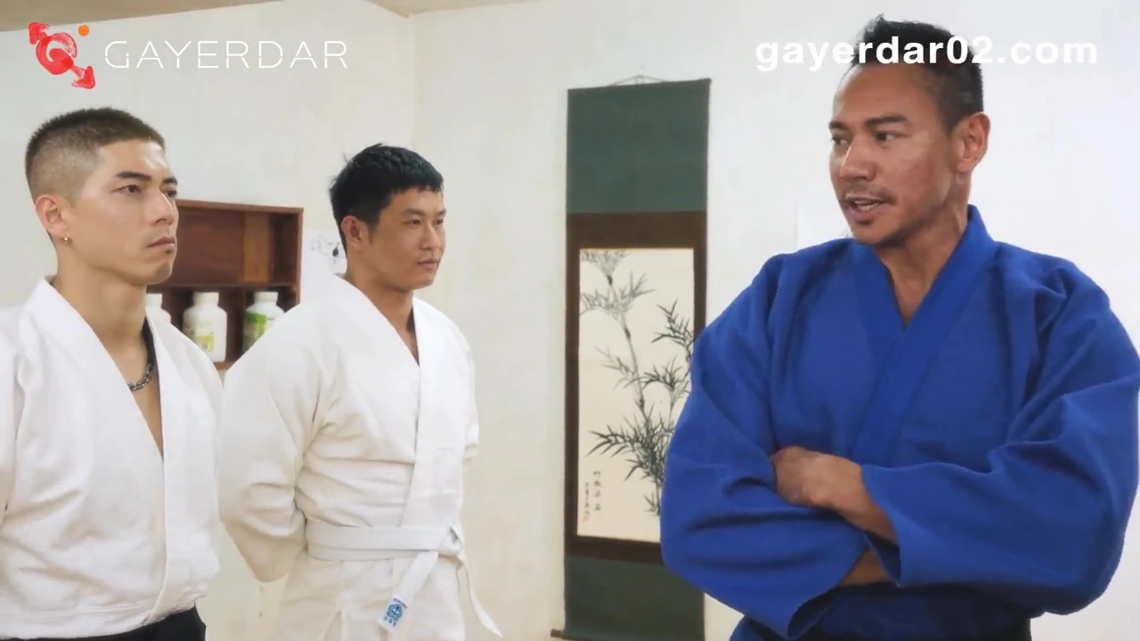GD-011-Judo Yaz Özel Antrenmanı Müstehcenlik/Kalın Sperm ve Terle Vücut Sıvılarının Ziyafeti