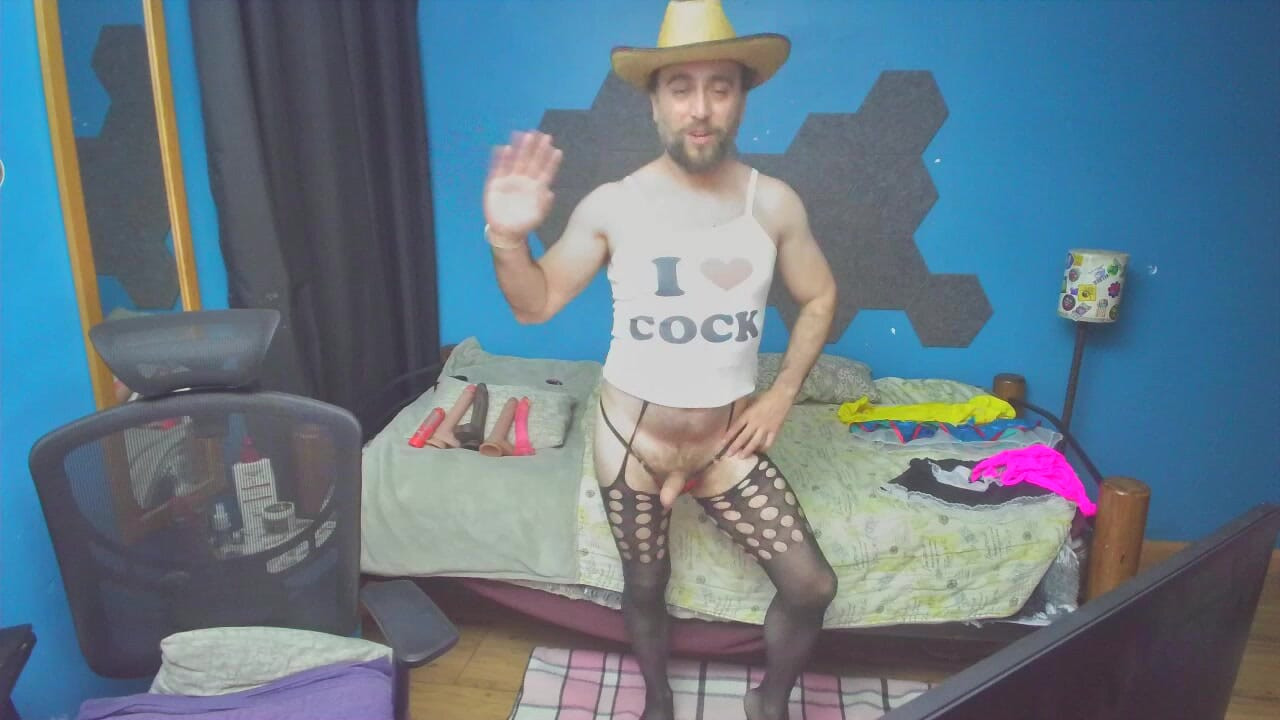 bearded farmer whore posing for man