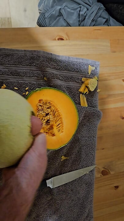 Fucking a melon