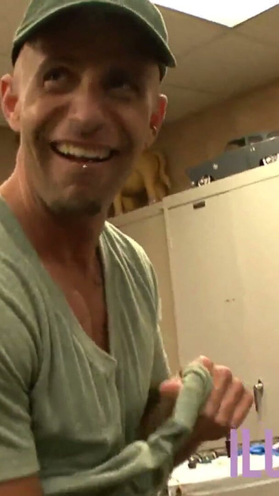 Tattooed Artist Seduced Into A Blowjob While Tattooing Guy | Clip 1