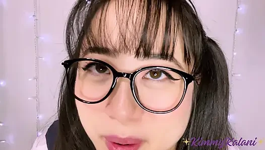Jangan Sampai Ketahuan! Murid imut asia lagi asik bersenang-senang berisiko -asmr hj