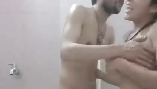 Indian Teen Lovers Bathroom Hot Hardcore Doggy Style Sex Video