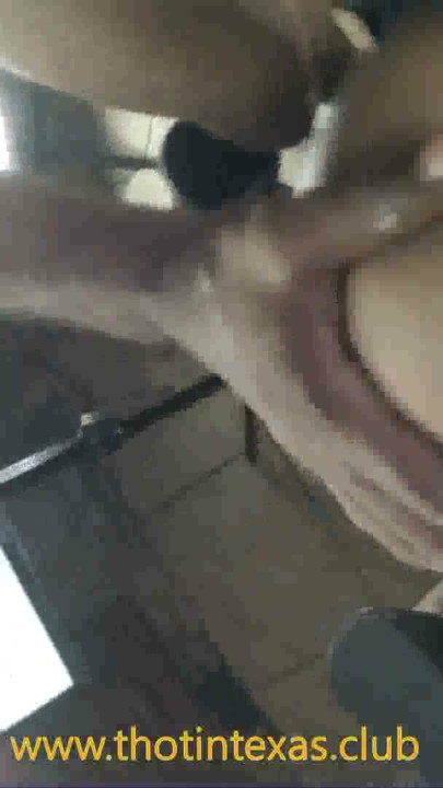 Thot in Texas - Homemade POV Amateur Mature Ebony Big Butt Creampie | Clip 1