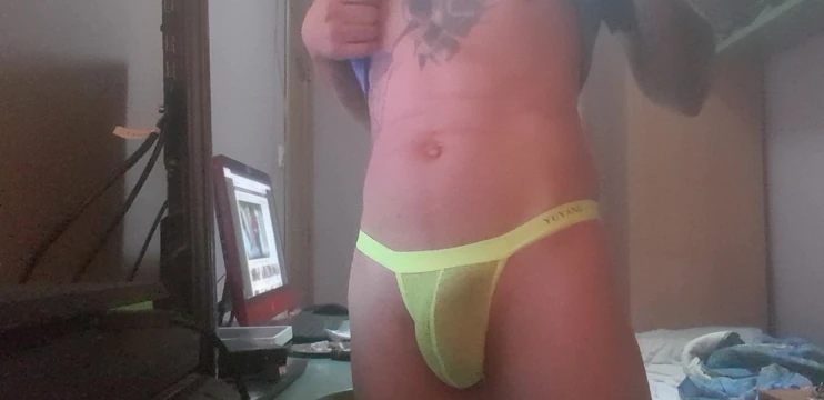 new underwear fluorescent yellow
