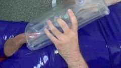 testing the transparent semen sampler