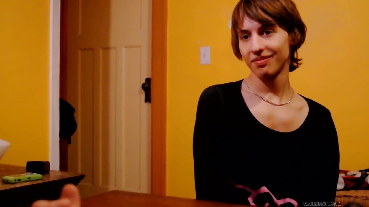 Entrevistando Brent no set