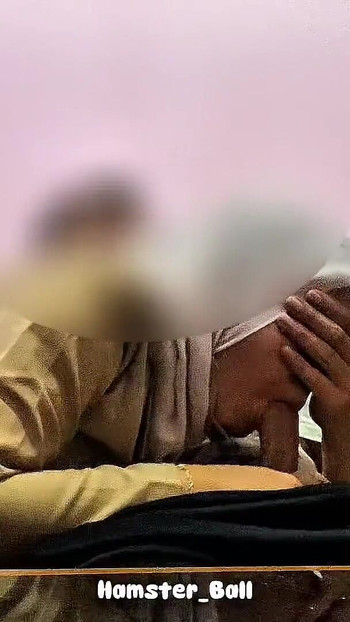 Emotional moment from "18+ Cheating Hijab High School Malay Scouts Learn to Fuck in the Living Room, When No One's Home"
