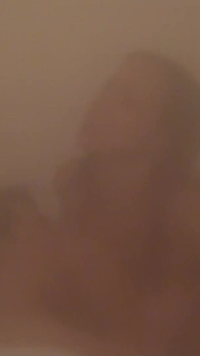 Trying to fuck in the steamy shower, he stands up and makes me swallow a huge cumload at the end! | Clip 2