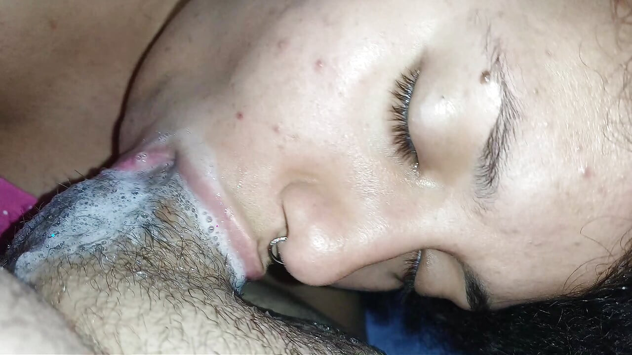 CREAMPIE FACIAL, SHE FUCKED SO HARD I COULDN'T RESIST AND CUMMED