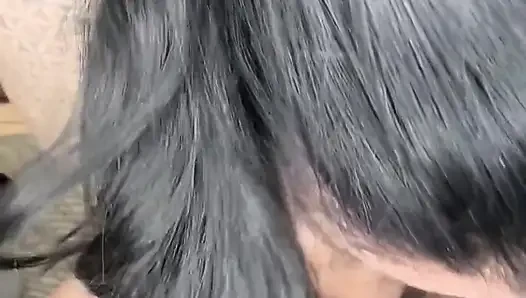 Seks bebeğime biniyorum beni doldurman için yalvarıyor