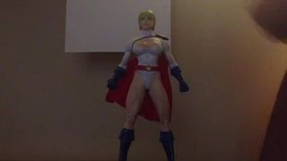 Cumming on Powergirl