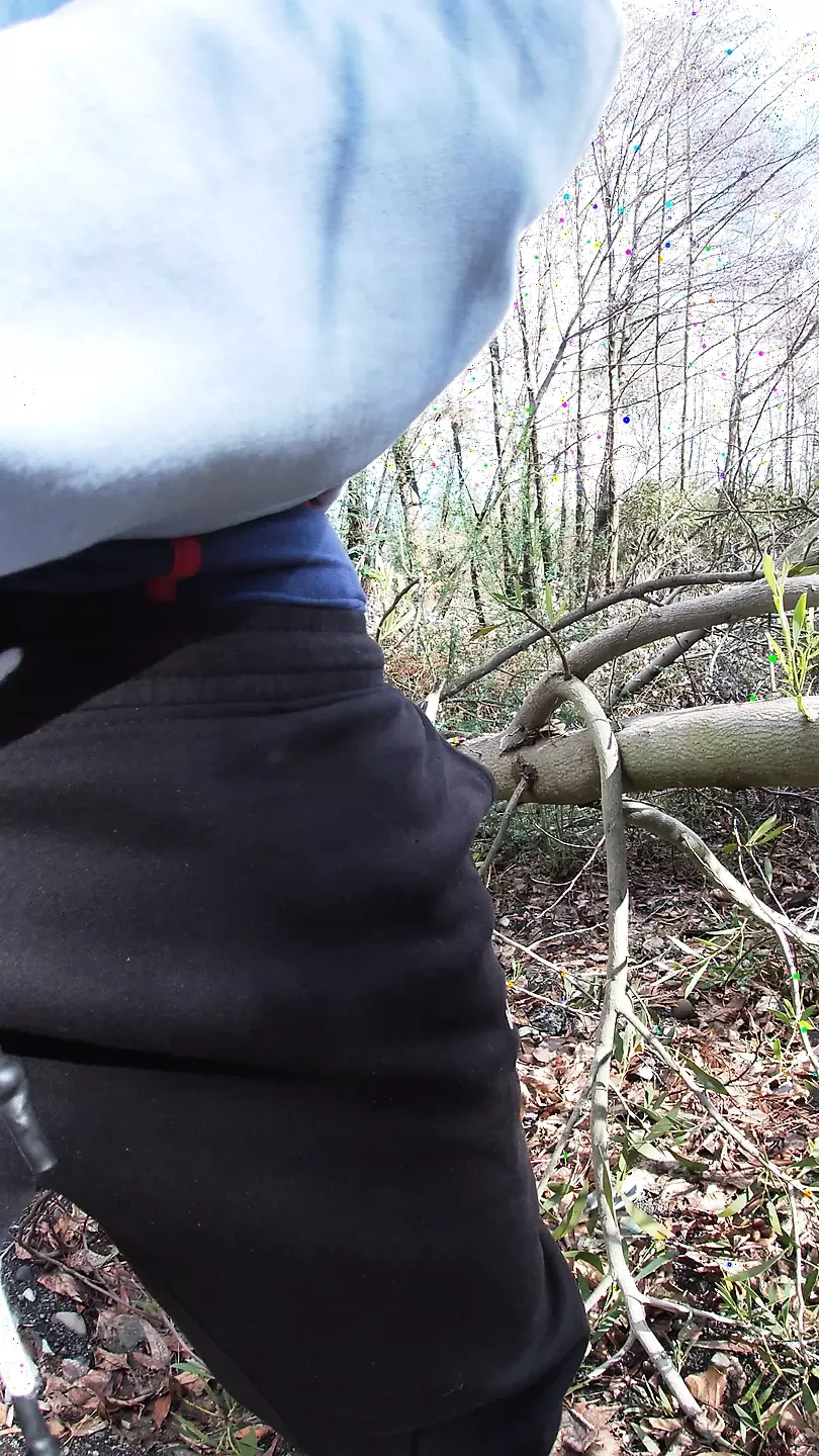 Horny jock strips in the forest and talks dirty while stroking sweaty hairy and uncut Part 1