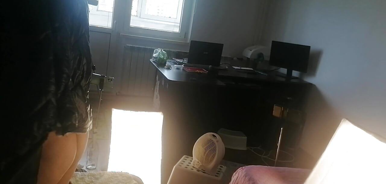 Sexy wife with hairy pussy dances naked. Wife hairy pussy, big tits, big ass. Amateur milf massages herself with a vibrator.