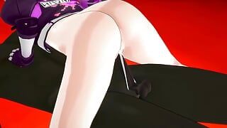 Honkai Impact Bronya Zaychik変態騎乗位セックスMmd 3Dピンクの服カラーエディットSmixix