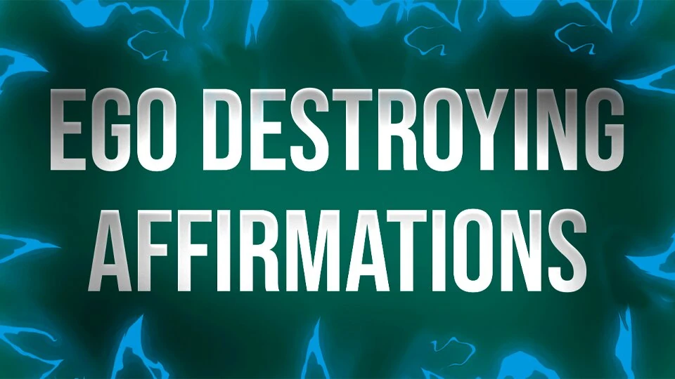 Ego destruindo afirmações para viciados em humilhação