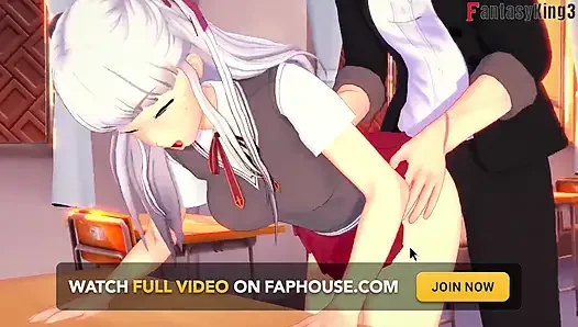 Завещание Shinmai Maou Ntr Глава 2 - Учитель надел униформу, чтобы я могла трахнуть ее
