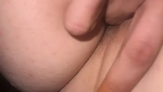 Hubby stretches me out perfectly