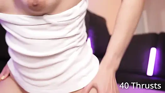 Trying The 100 Thrusts Challenge With My Girlfriend - Can I Last