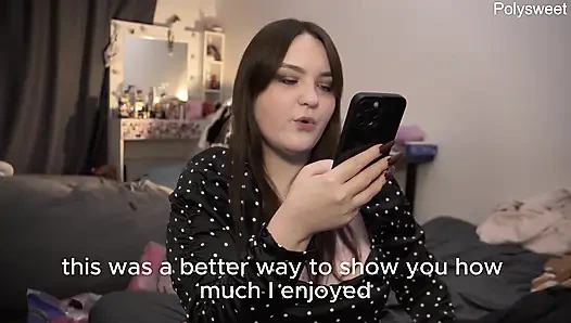 Порно истории - трах страпоном с соседкой, глотающей сперму