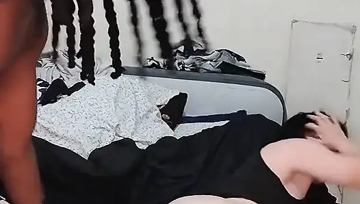 Arkadan çekimler amının derinliklerinde biraz nite!