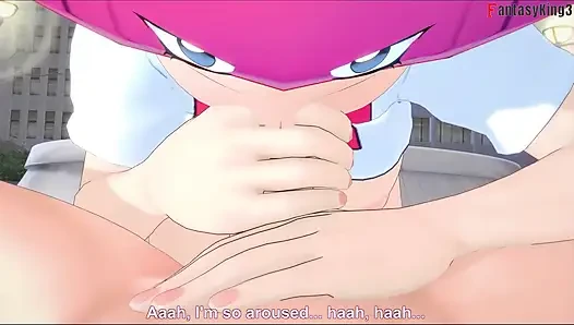 Jessie Rocket parkta sert seks - poketmonster